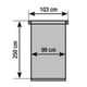 thumbnail image 4 of Persiana Stor Planet 100x250 cm Roll-Up  Enrollable Blanco, 4 of 4