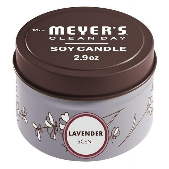 Mrs. Meyer's Clean Day White Lavender Scent Tin Candle 2.9 oz