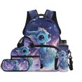 thumbnail image 2 of Garronmavis Baby Dragon Girls Backpack with Lunch Box, 4PCS Set with Pencil Case & Water Bottle Holder, Adjustable Straps Kids Backpack for Elementary School Easy to Carry, 2 of 8