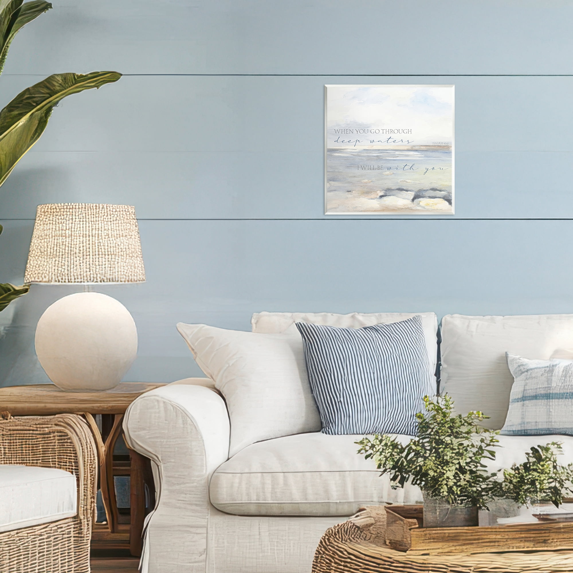 Stupell Industries Deep Waters with You Wall Plaque Art, design by Lanie Loreth