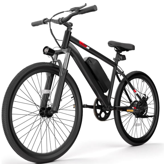 Nexrid 26" Adult Electric Bike，250W Motor, 48V 5.2Ah Removable Battery, 19 MPH Speed & 50 Miles Range, Front Suspension, UL 2849 Certified, Black