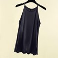 thumbnail image 1 of Tank Tops Women, Womens Solid Color Split Inner Layer Sleeveless Versatile Bottom with Round Neck Suspender, 1 of 5