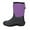 Black/Purple, variant on DRYSHOD Kids Tuffy All Season Outdoor Sport Boot ONE SIZE