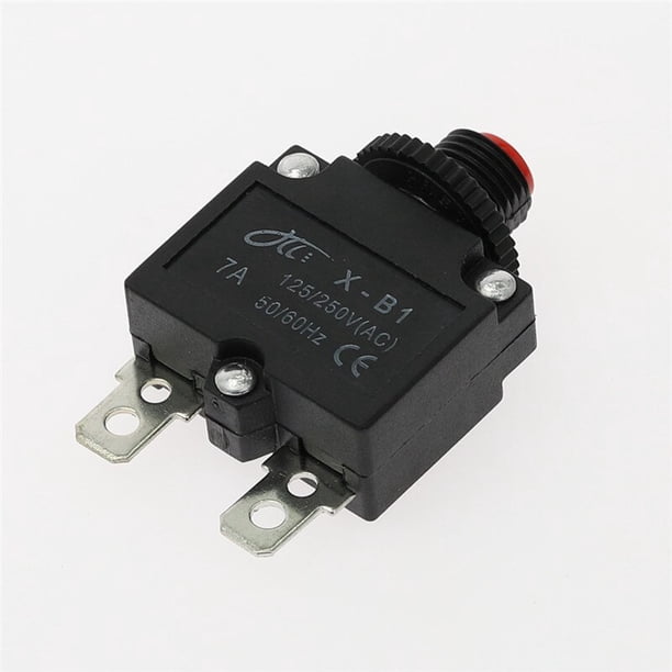 Fusible de interruptor Protector de sobrecarga, tapa impermeable, 2A, 3A, 5A, 6A, 7A, 8A, 10A, 15A, 20A, 25A, 30A, 5 unidades