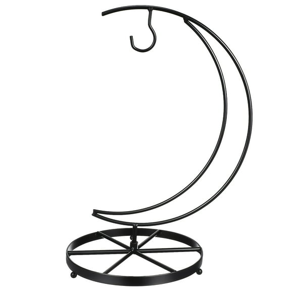 Raindrops Banana Hanger Stand Ornament Holder Display Metal Black Space Saving 1Set