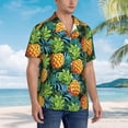 thumbnail image 4 of Mens Casual Hawaiian Shirts Short Sleeve Button Down Beach Shirts Shirts, 4 of 8