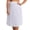 White, variant on Women's Shadowline 471163X Plus Size 30 Inch Flare Half Slip (Ivory 3X)