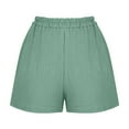 thumbnail image 6 of Ashirexll Women's Shorts, Summer Shorts for Women, Casual Vintage Pants Color Pocket Shorts, 6 of 7