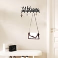 thumbnail image 7 of Key Holder for Wall, Key Holder Wall Mount for Hallway, Key Organizer Rack with 7 Hooks, Key Hanger with Mounting Hardware (Welcome, 12 INCH), 7 of 7