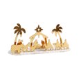 thumbnail image 2 of Lilixerw Wide Gold Nativity Scene Figurine, Acrylic Mirror Tabletop Decor with Palm Trees Camels on Clear Base for Christmas Home Decorations, 2 of 6