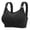 Black, variant on Women's Oversized Strapless Bra Without Steel Ring Comfortable Breathable Sexy Lace Side Adjustable Black 38
