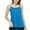 1,peacock Blue, variant on COMFREE Women's Camisole with Built in Bra Tank Top Flowy Swing Pleated Tank Top Cami with Adjustable Strap