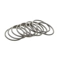thumbnail image 2 of Set of 10 Durable Jump Rings Made of Stainless Steel with And Split Perfect for Connecting Clasps, Pendants, 45mm, 2 of 8