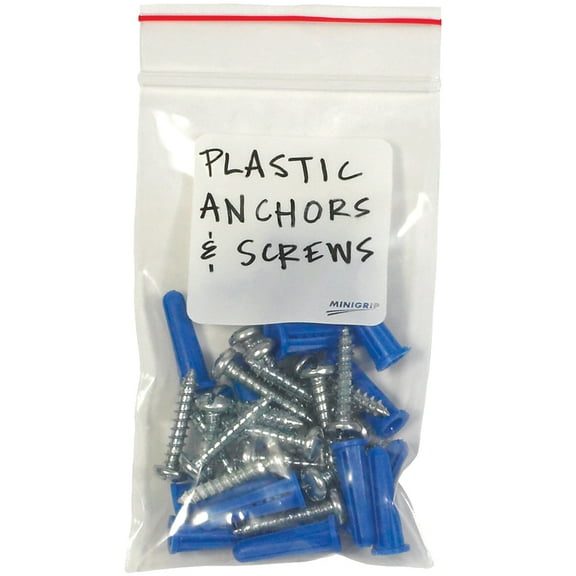 Box Partners White Block 2 Mil Reclosable PolyBag,9x12,Clr,1K/CS - BXP MG3975