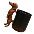 thumbnail image 2 of de Café de Perro Salchicha Hecha A Mano de 325 Ml - de Cerámica con Temática de Salchicha para Amantes de los Perros - Regalos para Dueños de Perros Salchichas, 2 of 5