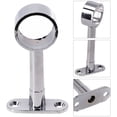 thumbnail image 3 of AFQH Round Chrome Centre Bracket Wardrobe Rail Support Hanging Rail Rod Pole Socket End Support Bracket Holder 25mm, 3 of 11