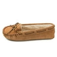 thumbnail image 2 of Minnetonka Cally Slipper Womens Cinnamon Soft Suede Moccasin 4011-CIN, 2 of 3