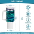 thumbnail image 3 of SKYSONIC 40 oz Mermaid Sequins Tumbler with Handle and Straw Lid, Insulated Cup Reusable Stainless Steel Water Bottle Travel Mug, 3 of 7