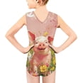 thumbnail image 2 of Swimsuits for Girls 3-14 Sleeveless Bathing Suit for Kids Summer One Piece Swimming Suits, 2 of 4