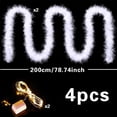 thumbnail image 4 of Xihbxyly Luces Led para Árbol de Navidad, Cinta de Cobre a Pilas, 2 M de Largo, Decoración Navideña para Interior y Exterior, Ideal para Bricolaje, Elegante Adorno para Árbol de Navidad, Juego de 2,, 4 of 7