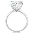 thumbnail image 3 of Pompeii Certified 5Ct Princess Cut Diamond 14k White Gold Engagement Ring Lab Grown, 3 of 5