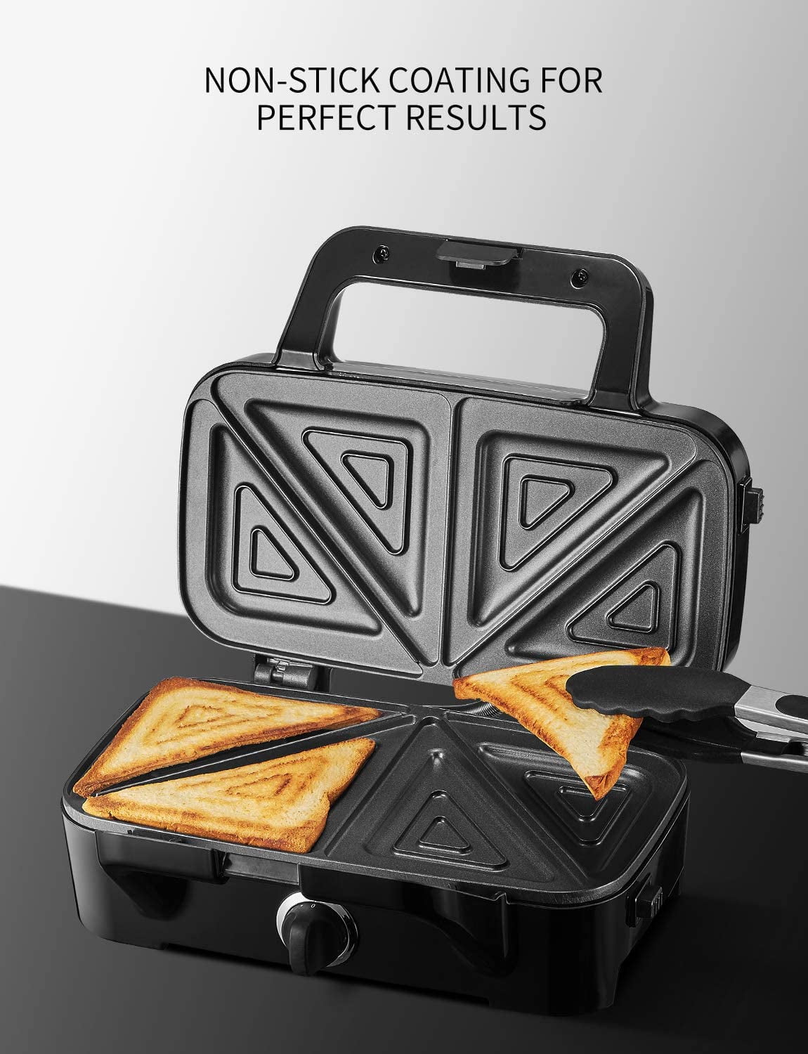 Nonstick Compact Dual Sandwich Maker (Black), 1 - Fry's Food Stores