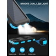 thumbnail image 3 of GHSDFBB Solar Charger 20000mAh, Portable Solar Power Bank Waterproof Solar Phone Chargers Compatible with All Smartphone External Battery Pack with 2 USB Ports/LED Flashlights for Outdoor Ca, 3 of 7