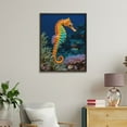 thumbnail image 4 of Paint by Numbers Kit for Adults, Colorful Seahorse Coral Reef Scene Paint by Numbers, Easy Paint by Numbers Kit for Adults Beginner, DIY Adult Paint by Number Kits on Canvas, Home Decor 12x16in, 4 of 7