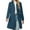 Blue, variant on Womens Wool Coats Solid Color Mid-Long Stand Collar Overcoats 2025 Winter Fashion Double Pea Coat Business Casual Loose Long Sleeve Outwear Clothes White S