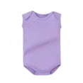 thumbnail image 2 of PIWHJQK Newborn Bodysuit Kids Solid Sleeveless Summer Breathable Infantborn Cotton Infant Outfits, 2 of 5