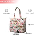 thumbnail image 4 of Chihuahua and Flower Florals Travel Tote Bags for Women Carry On,Large Weekender Bags for Women Travel,Multi Functional Duffle Bag for Work,Shopping,Sports, 4 of 5