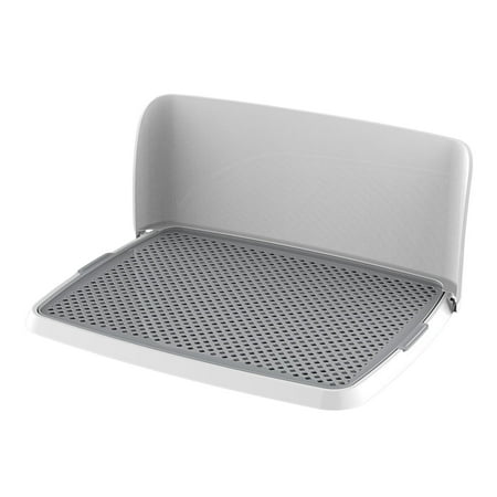 Dog Toilet  Dog Potty Tray Bedpan Indoor Outdoor Washable Anti Splashing Removable Pee Pad Holder for Rabbit Kitten Home Bathroom 63cmx29cmx48cm