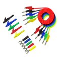 thumbnail image 1 of 4mm Banana To Banana Test Lead Kit,Multimeter Match Alligator Clip U-type & Puncture Test Probe Kit ,Precise Durable, 1 of 7