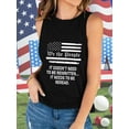 thumbnail image 7 of XCHQRTI Women's 4th of July Tank Tops Graphic USA We The People 1776 Shirts Patriotic Sleeveless Tee, 7 of 7