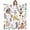 Cat, variant on Cat Blanket Gifts for Women Adults Cats Lovers,Cozy Plush Cat Themed Floral Flower Throw Blankets for Bed Chair Couch 50"x40"