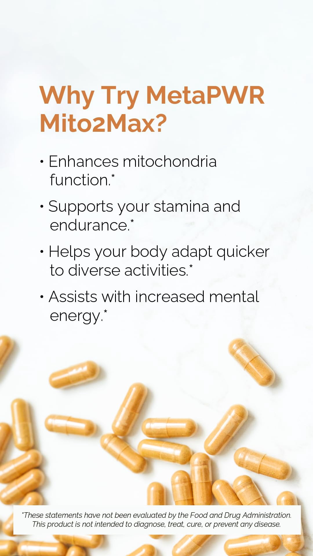 doTERRA MetaPWR Mito2Max Energy Supplement - 60 Capsules