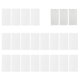 thumbnail image 1 of 20PCS Flexible Blank Polyester Stencil Sheets 3PCS Transparent Cutting Mat for Craftsmanship, 1 of 5