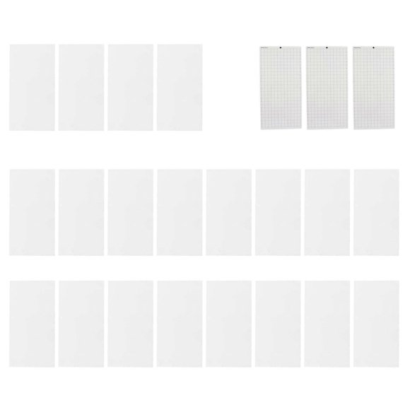 20PCS Flexible Blank Polyester Stencil Sheets 3PCS Transparent Cutting Mat for Craftsmanship
