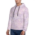 thumbnail image 3 of Fotbe Men's Hoodie with Shells Pearl Pattern - Kangaroo Pocket Pullover Hooded Sweatshirt, Perfect for Daily Wear, Travel, and Home-Medium, 3 of 7