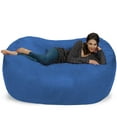 Chill Sack Bean Bag Chair, Memory Foam Lounger with Microsuede Cover