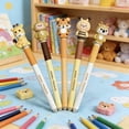thumbnail image 1 of Erasable Gel Pens 5-Pack with Retractable Fine Point Tips and Built-In Eraser, Removable Cap, Assorted Colours for School Writing, 1 of 5
