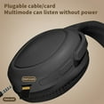 thumbnail image 5 of xjwjuw Bluetooth 5.3 Wireless Headphones, RGB Light Effect, Active Noise Reduction, HiFi Sound, Long Battery Life, Foldable Headset, Wired and Wireless Mode, Gaming and Music Headphones, 5 of 8