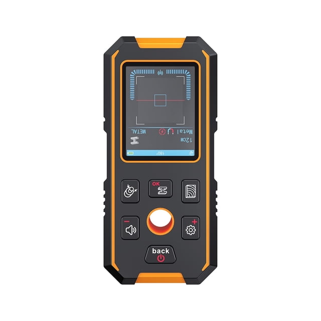 Handheld Wall Metal Detector Scanner with Positioning Hole Wooden AC Wires Metal Pipes Rebars ,Accurate Readings