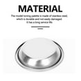 thumbnail image 5 of 12Pcs Stainless Steel Color Paint Tray Model Toning Palette for Mixing Color, Oil, Water Based Painting 5cm, 5 of 7