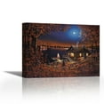 thumbnail image 1 of Evening Serenity - Contemporary Fine Art Giclee on Canvas Gallery Wrap - wall décor - Art painting - 32 x 24 Inch - Ready to Hang, 1 of 2