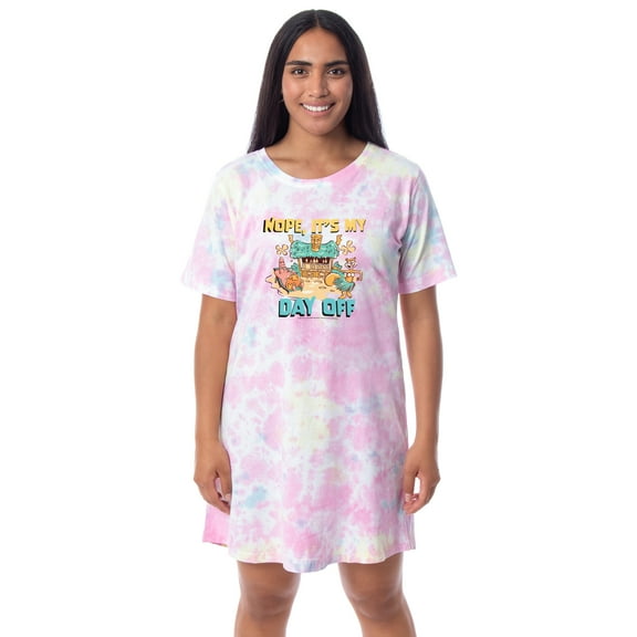 Nickelodeon SpongeBob SquarePants Womens' Nightgown Sleep Pajama Shirt