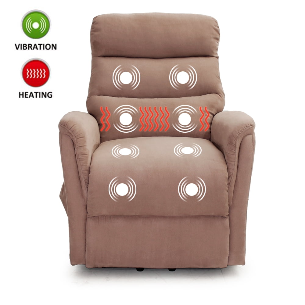 Lifesmart Ultra Comfort Lift Chair With Heat Massage And Remote In Lifesmart Ultra Comfort Lift Chair With Heat Massage And Remote In Brown Com