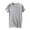 Gray, variant on Mgmyaa Mens V-Neck Short Sleeve Sleep Shirt Casual Sleepwear Pajama Tops