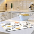 thumbnail image 6 of qxltty Cute Sloth Patterns Lying on A Branch Kitchen Drying Mat Extremely Absorbent Microfiber Dish Mats for Plates Cutlery Pots and Pans 18×24in, 6 of 8