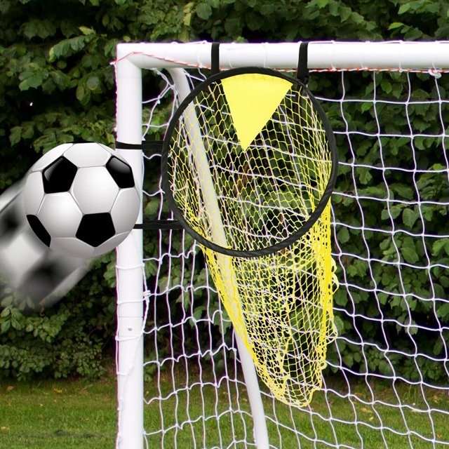 Football Target Net Foldable Football Training Net Easy to Attach and Detach Soccer Goal Target Nets Portable Football Target Net for Football Training Practice 17x28inch